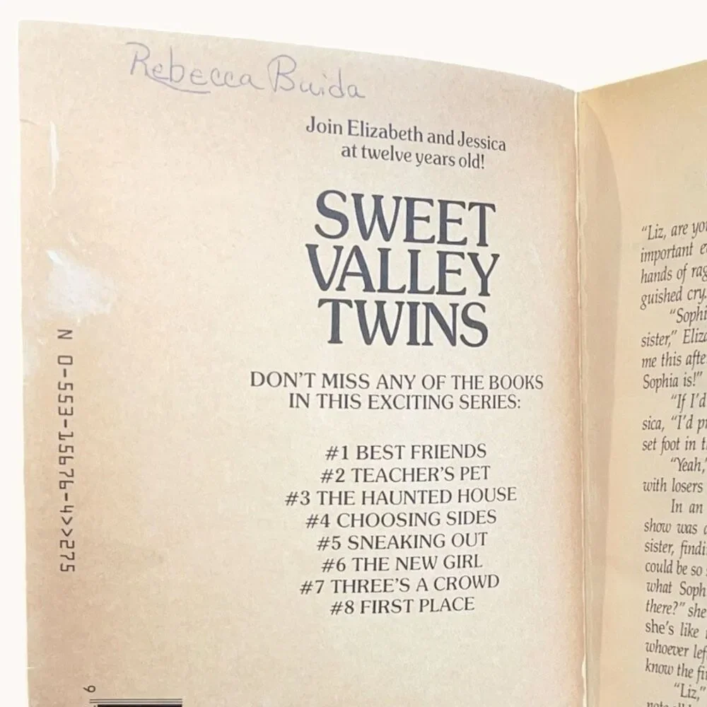 Sweet Valley Twins elizabeth wakefield
